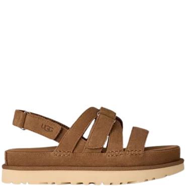 UGG WOMENS ANKLE STRAP SANDAL - CHESTNUT